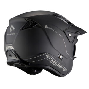 MT District SV Trials Helmet Matte Black - Image 3