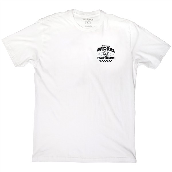 Fasthouse 4 Ever 2 Smokin Tee White