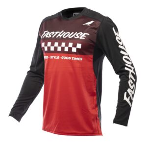 Fasthouse Elrod Motocross Jersey Black/Red - Image 1