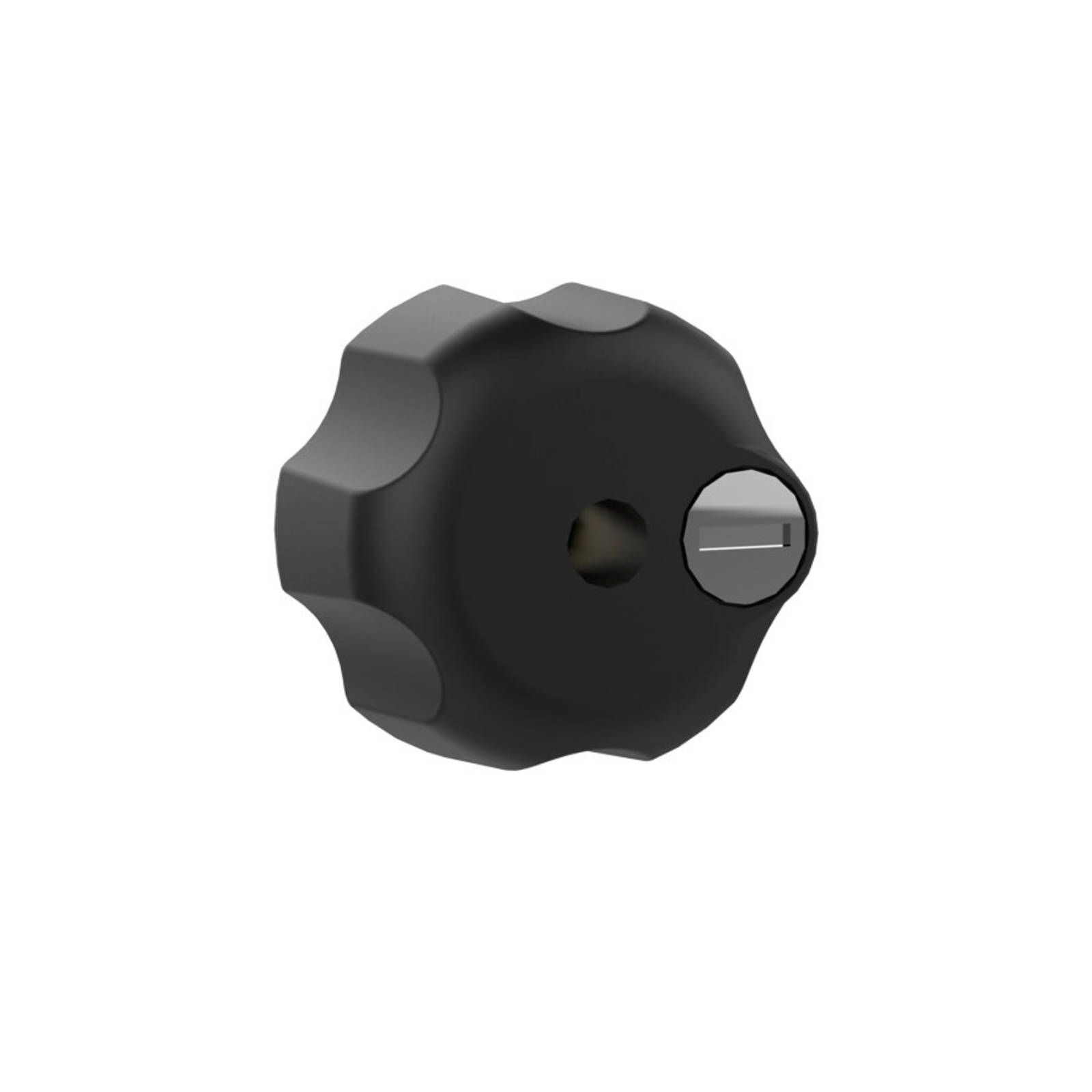 Ram Key Lock Knob With Brass Insert For B Size Socket Arms - Image 2