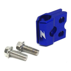 Zeta F-Brake Line Clamp Yamaha YZ/YZF/WRF - Blue - Image 1