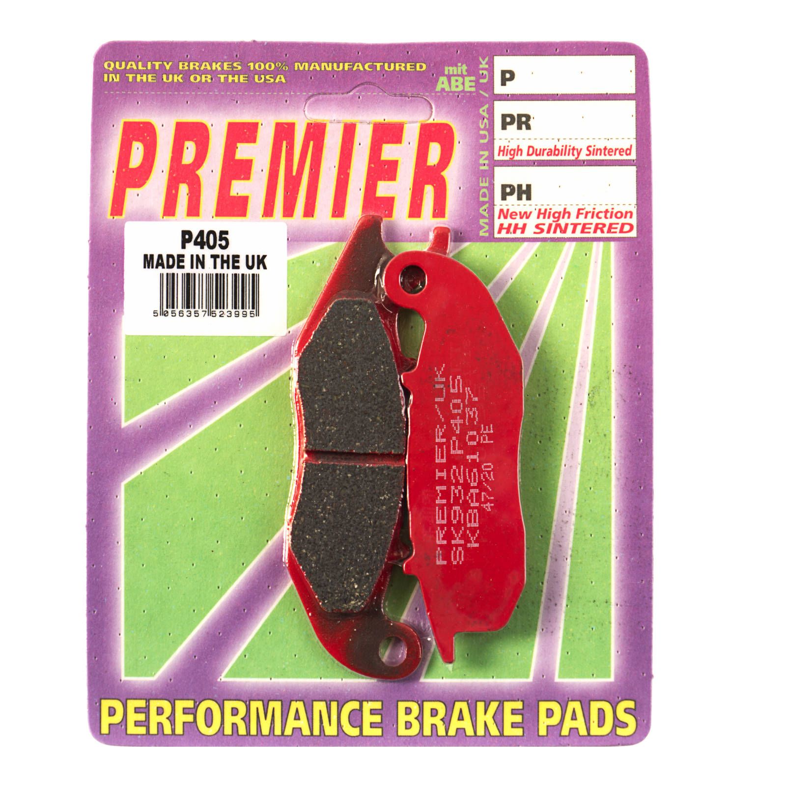 PREMIER BRAKE PADS P405 - HON - Image 1