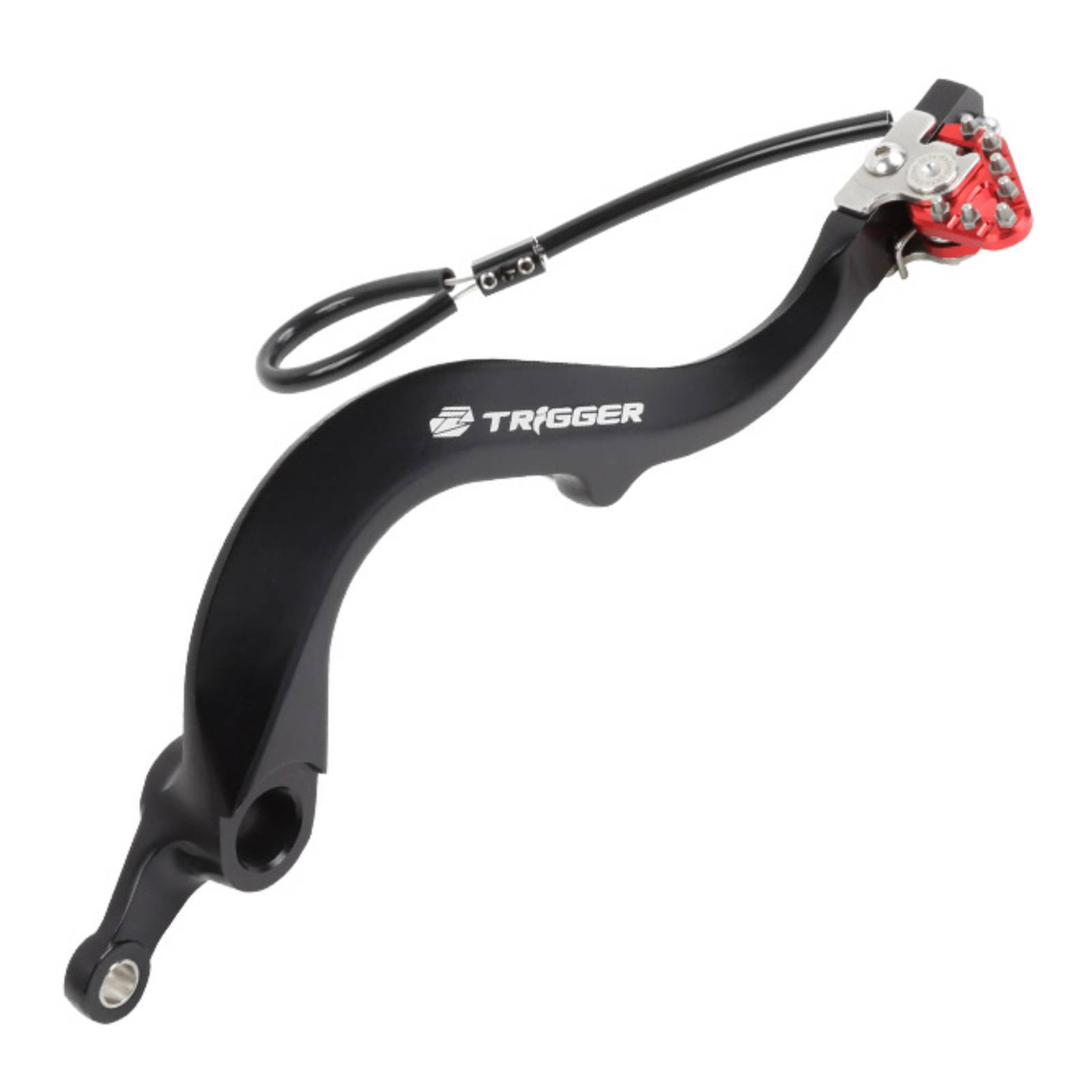 Zeta Trigger Brake Pedal Kawasaki KX250/F '06-20 Red - Image 2