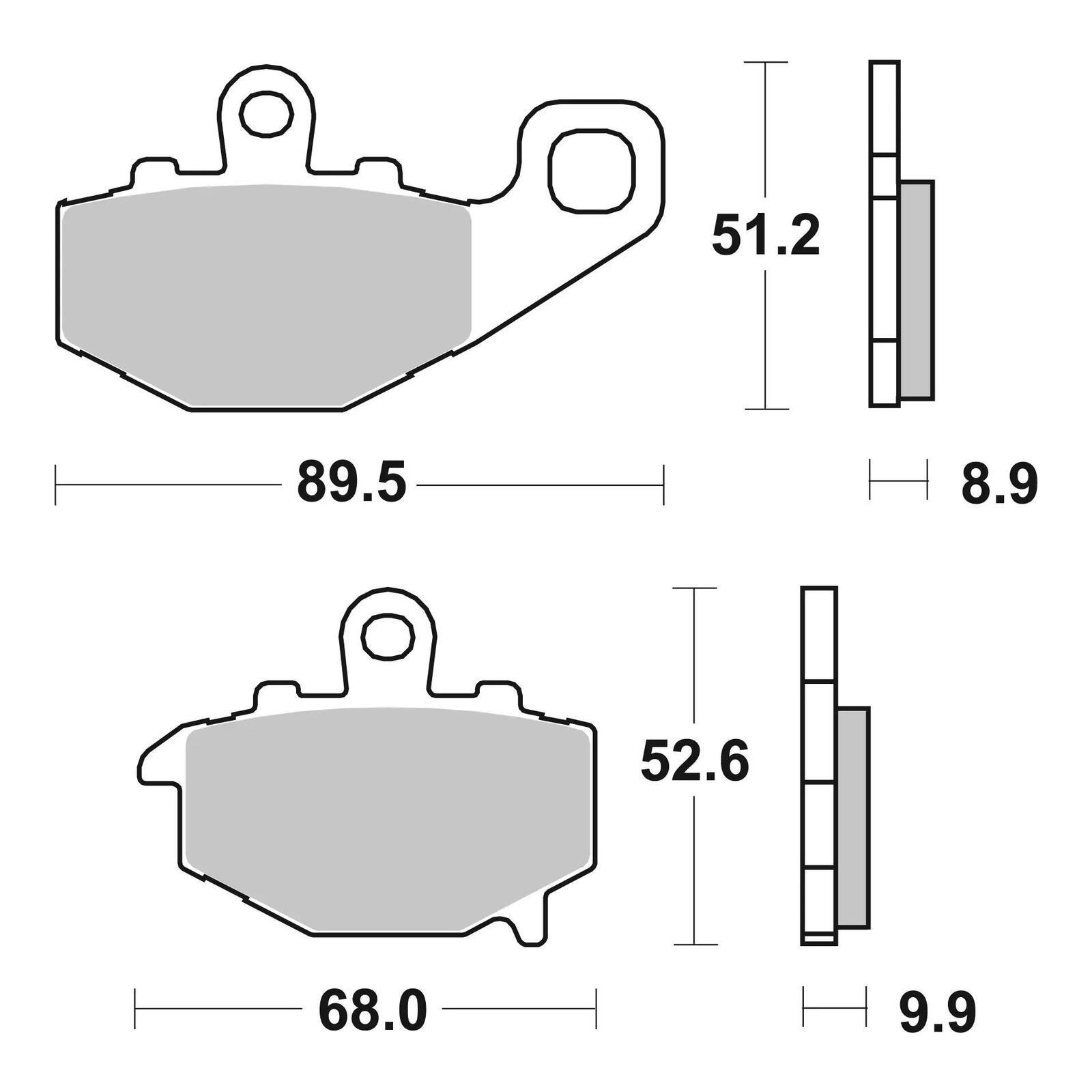 Brembo Brake Pad - Sintered Rear - Image 3