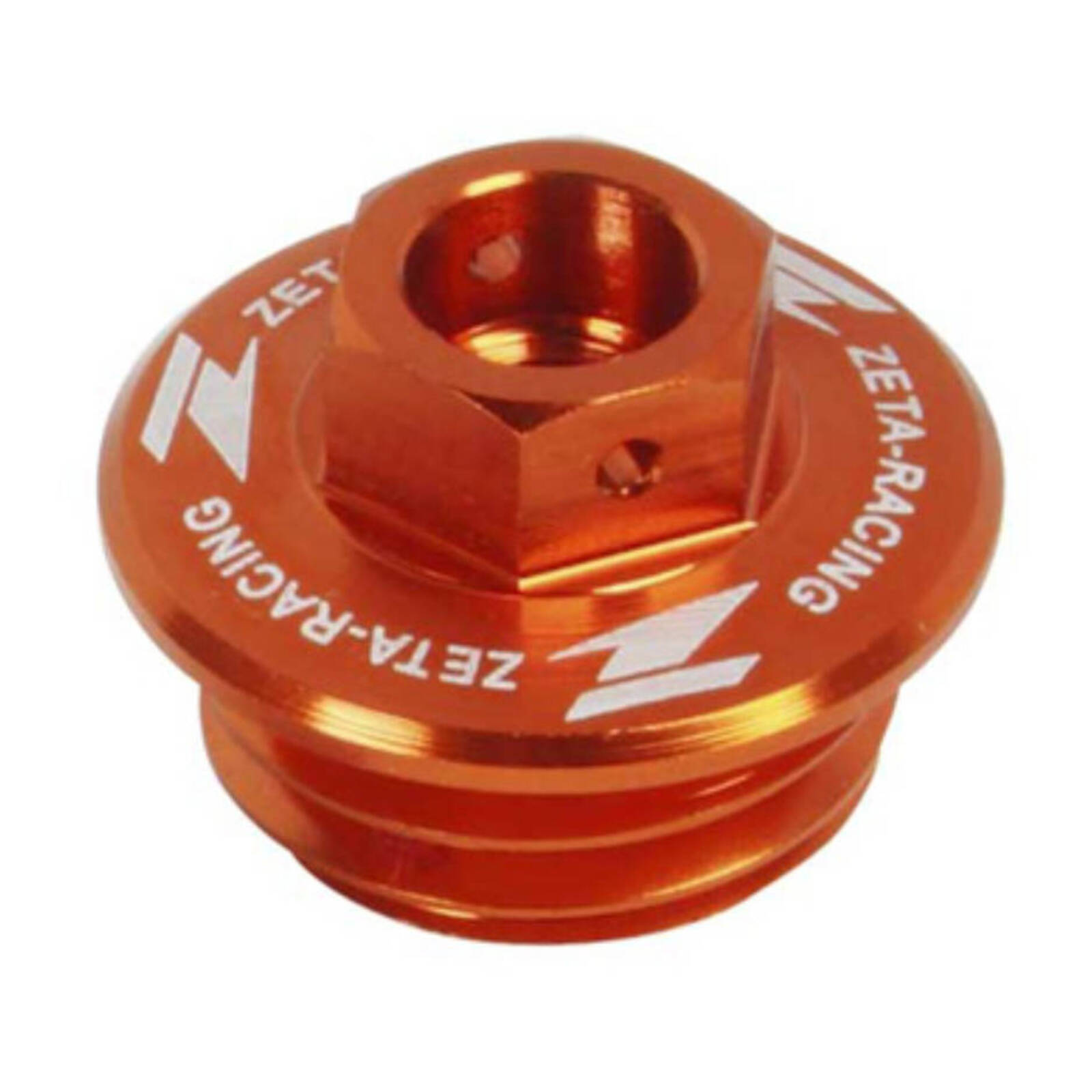 Zeta Oil Filler Plug KTM / Husqvarna - Orange - Image 1