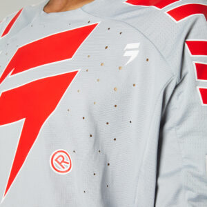 Motocross Jersey Shift Black Label King Grey/Red - Image 8