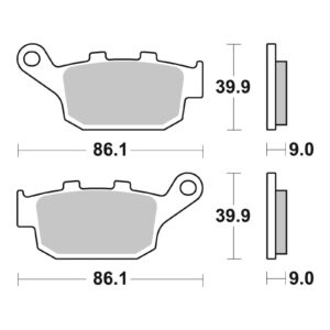 Brembo Brake Pad - Sintered Rear - Image 2