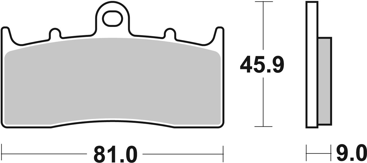 SBS 778HS Front Brake Pads - Image 1