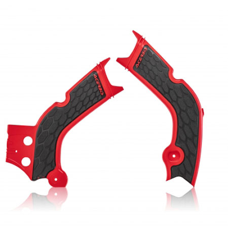 X-Grip Frame Guard CRF450R 2019-20 Red/Black Acerbis [A]