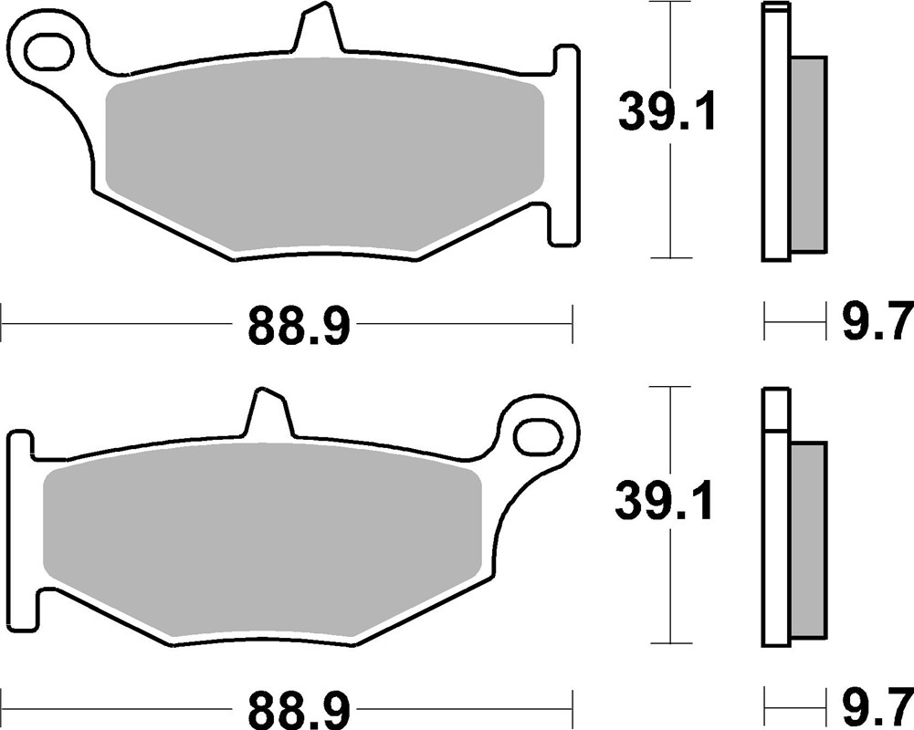 SBS 833LS Rear Brake Pads