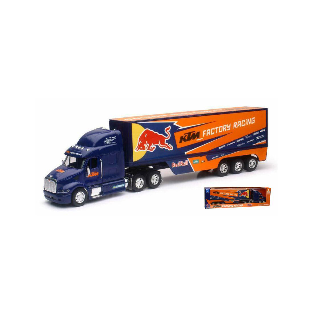 New Ray Model Truck
KTM Red Bull Racing Team Truck - Image 1