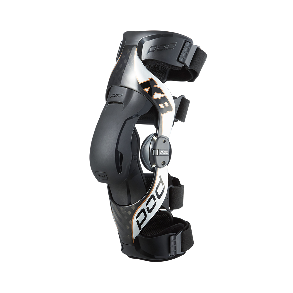 Pod K8 2.0 MX Knee Brace Left Carbon/Copper