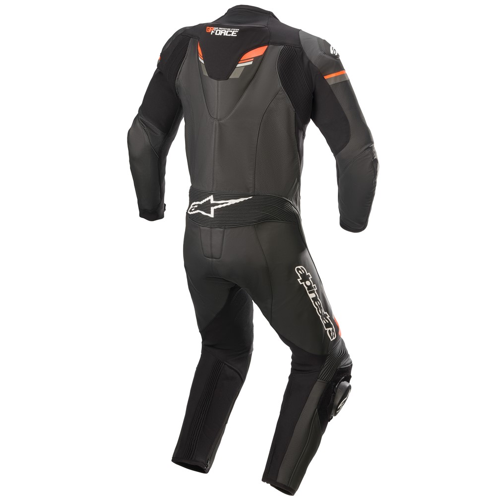 Alpinestars GP Force Chaser 1 Piece Suit Black/Red Fluro