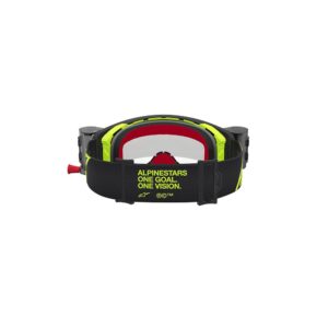 Alpinestars Supertech Firma 2.0 Motocross Goggles Roll Offs Black/Yellow Clear Lens - Image 4