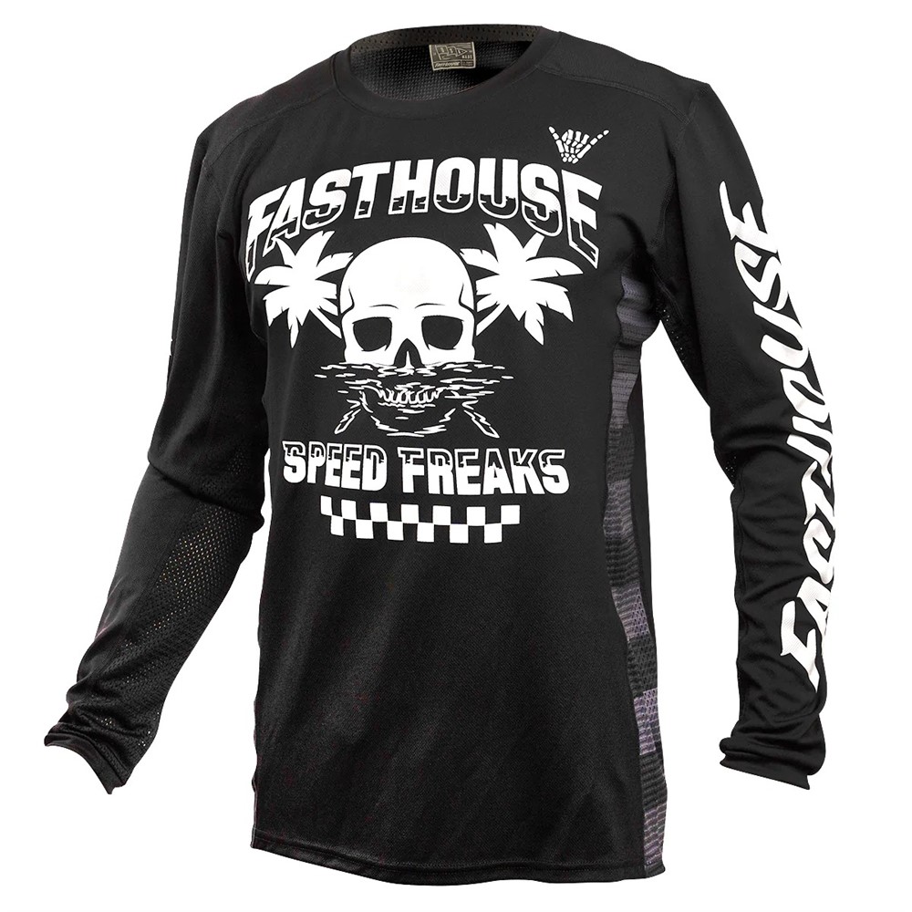 Fasthouse Youth Grindhouse Subside Motocross Jersey Black