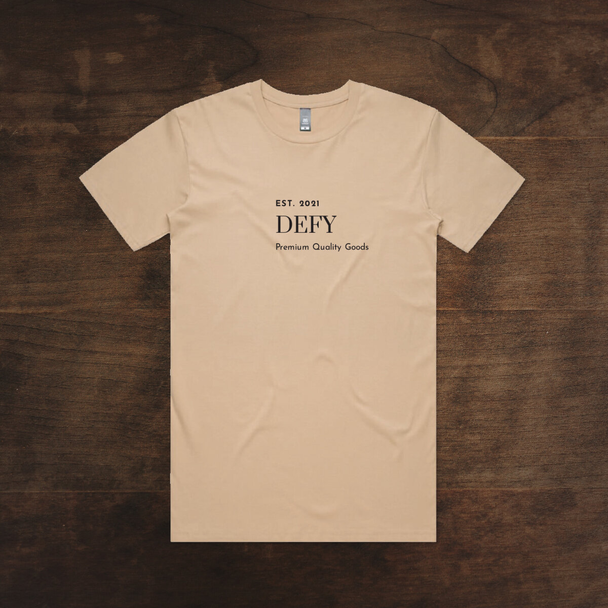Defy EST Tee Tan - Image 1