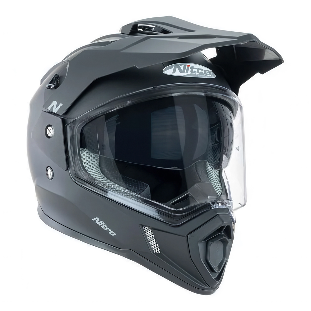 NITRO MX780 ADVENTURE HELMET SATIN BLACK XXL