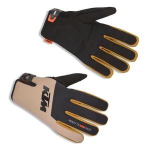 KTM Racetech K-Hydratech Enduro Gloves Beige/Black
