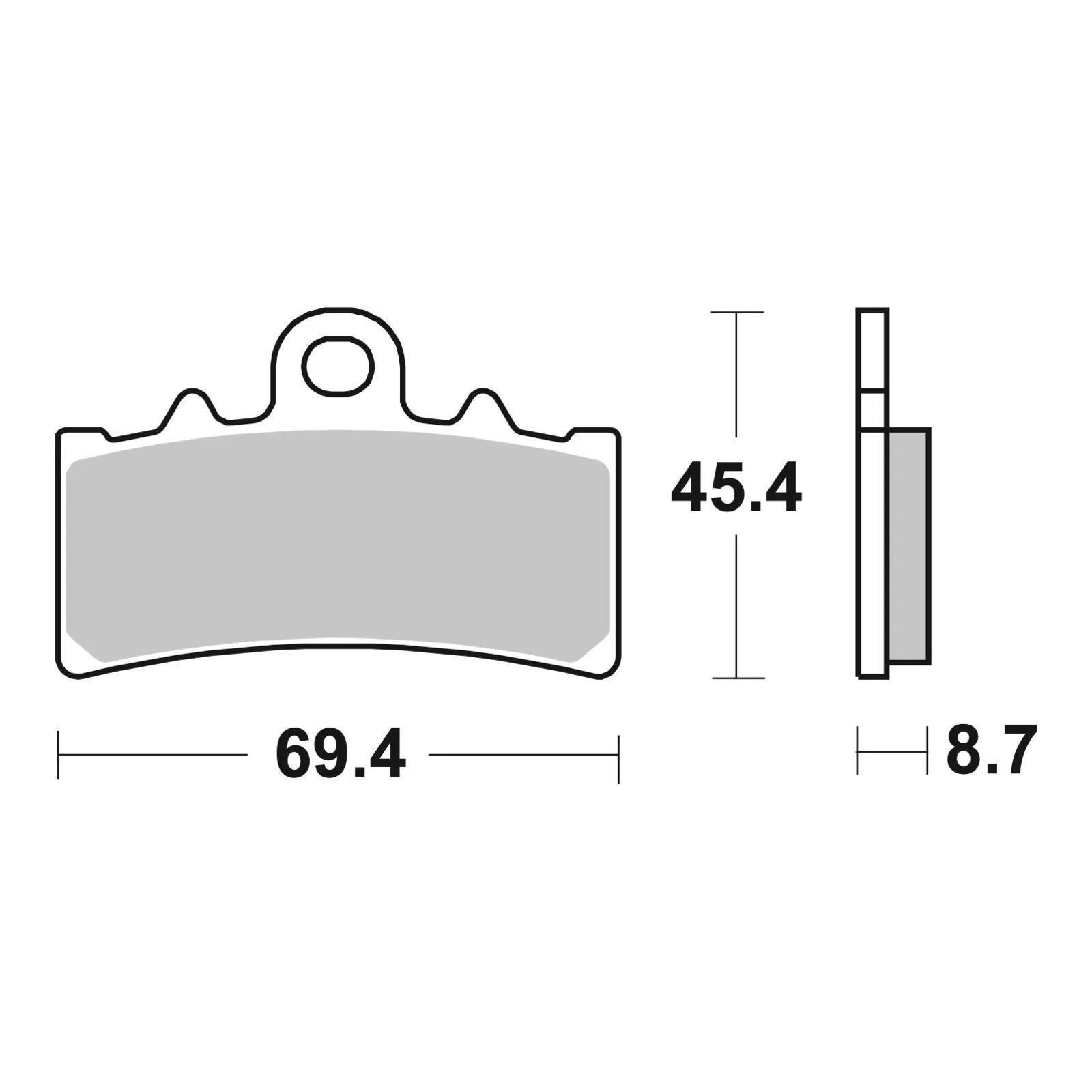 Brembo Brake Pad - Sintered Xtra - Image 2
