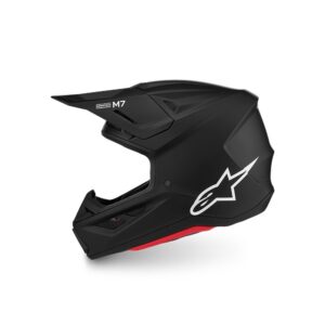 Alpinestars S-M7 Motocross Helmet Matte Black - Image 1