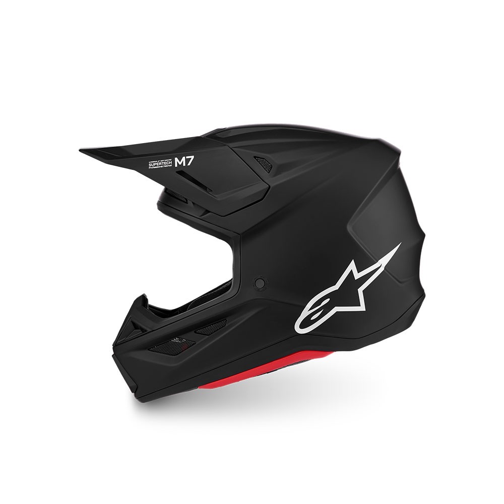 Alpinestars S-M7 Motocross Helmet Matte Black