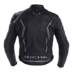 Road Jacket Richa Assen Leather Black - Image 2