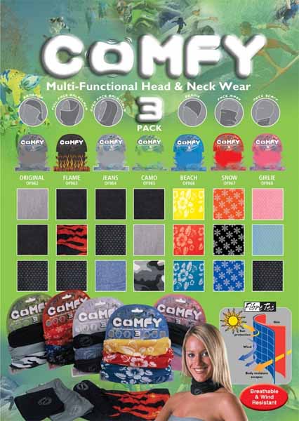 Head and Neck Wear Oxford Comfy 3 Pack