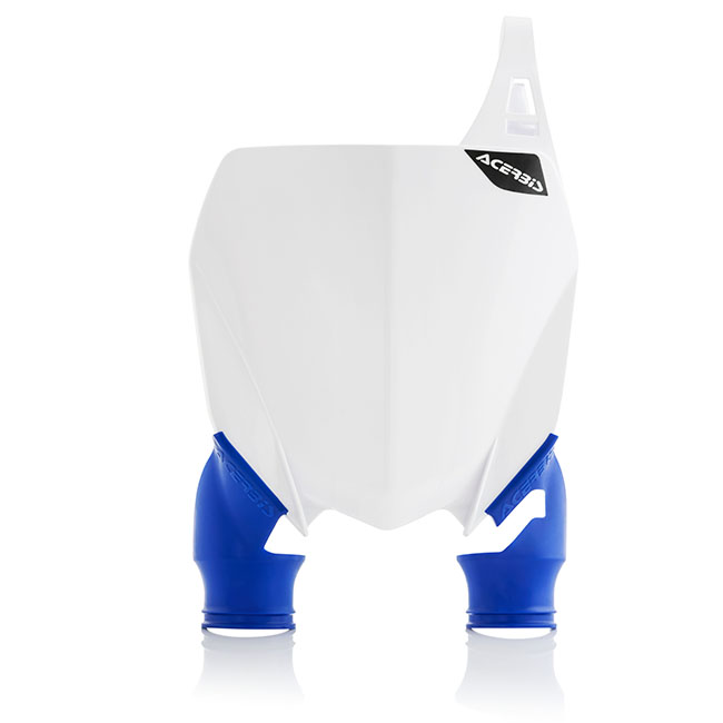 *Raptor Fr No.Plate Yamaha White/Blue Acerbis [A]