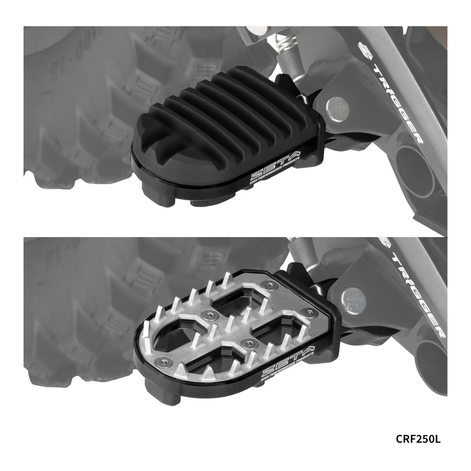 Zeta Adventure Foot Pegs CRF250L/Rally '12- CRF1000L/1100L ' - Image 4