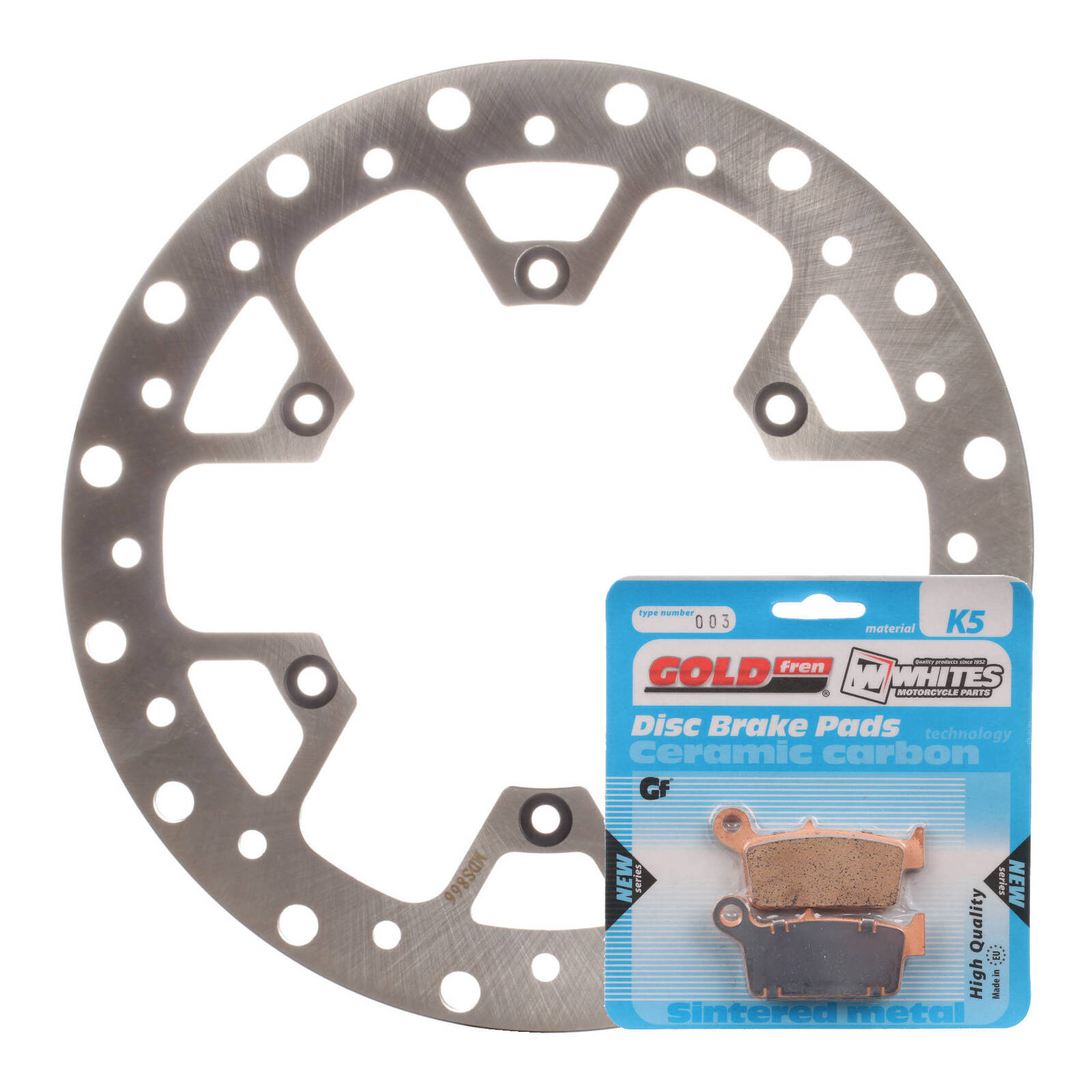 Brake Disc & Pad Rear Kit - Suzuki RM125 '06-'11 - Image 1