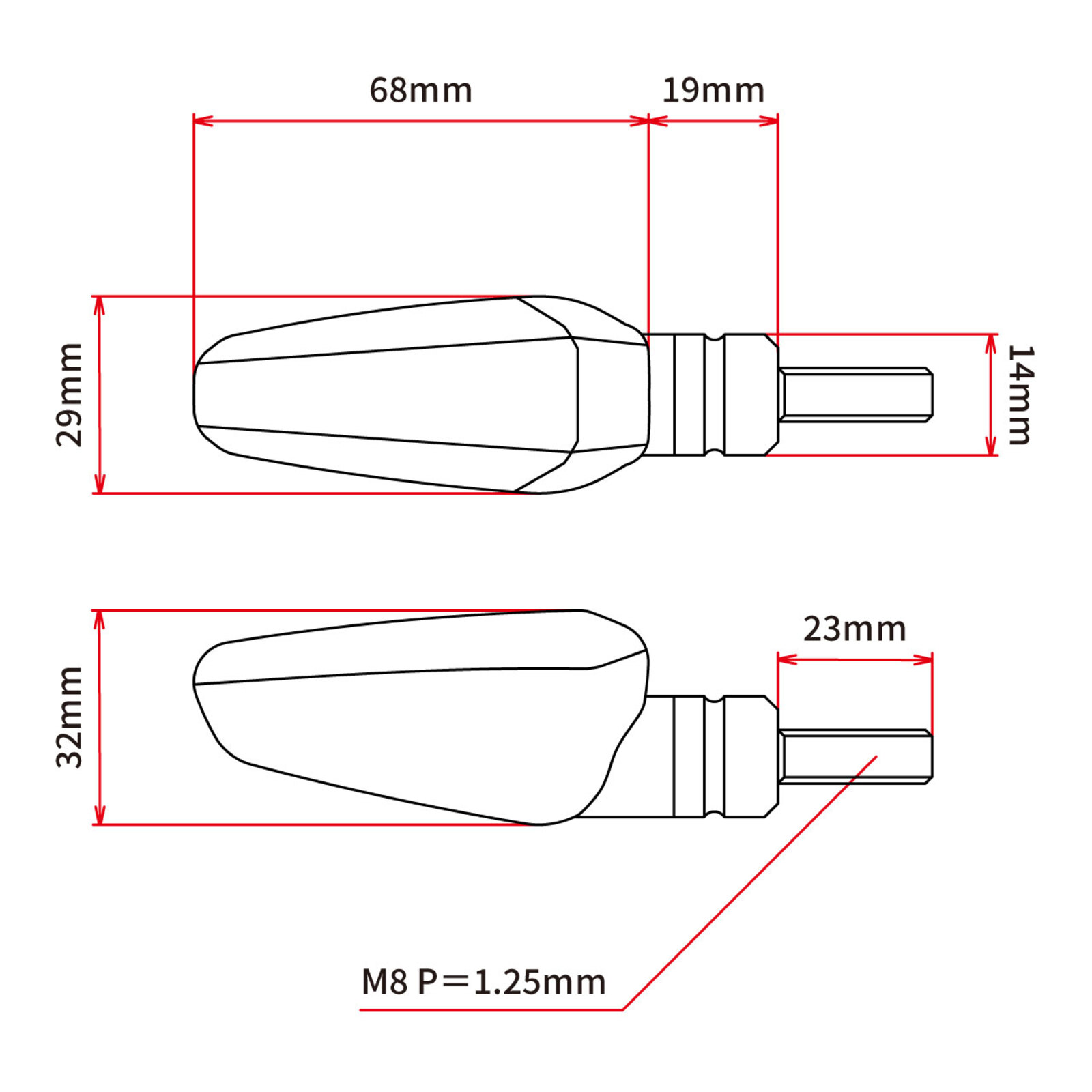 DRC 602 LED Flasher Lights (12V / Orange / Pair) - Image 3