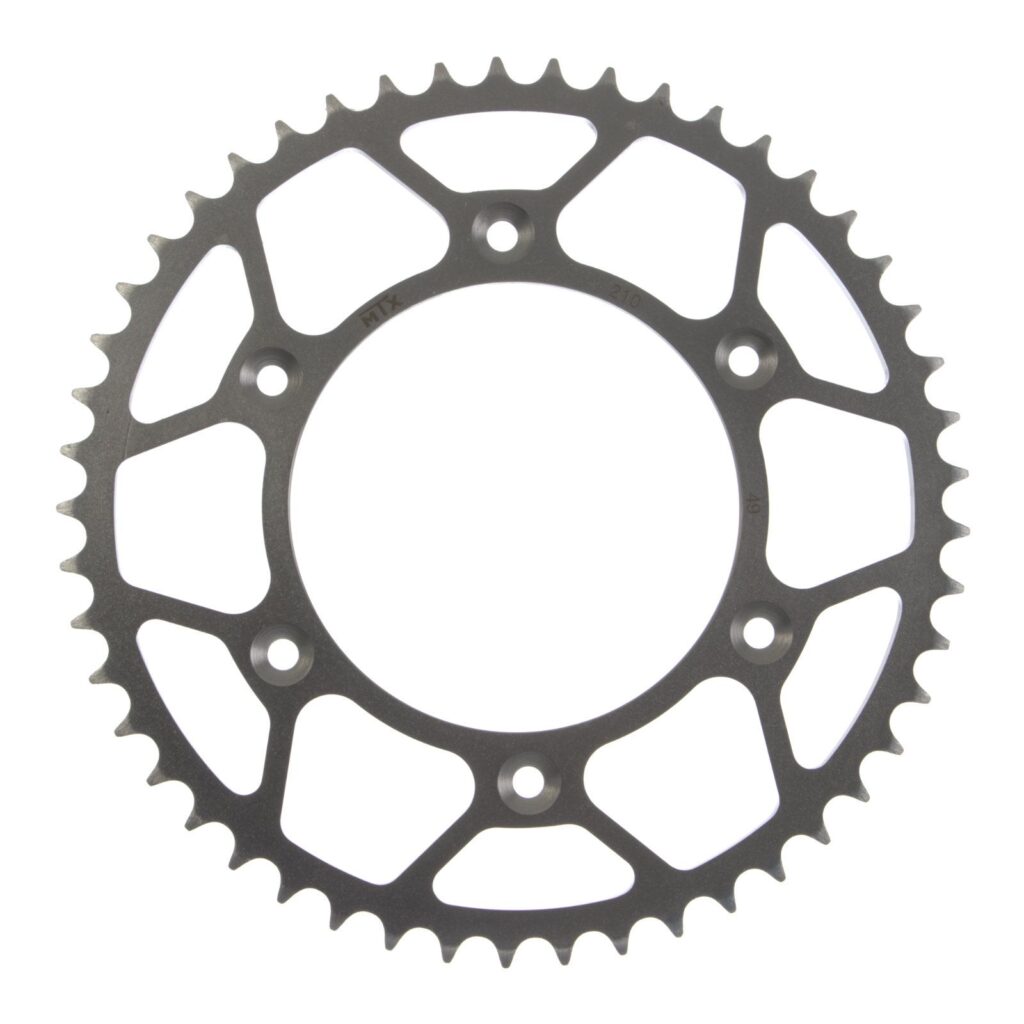 SPKT REAR MTX HORNET LIGHTWEIGHT STEEL 210 49T #520