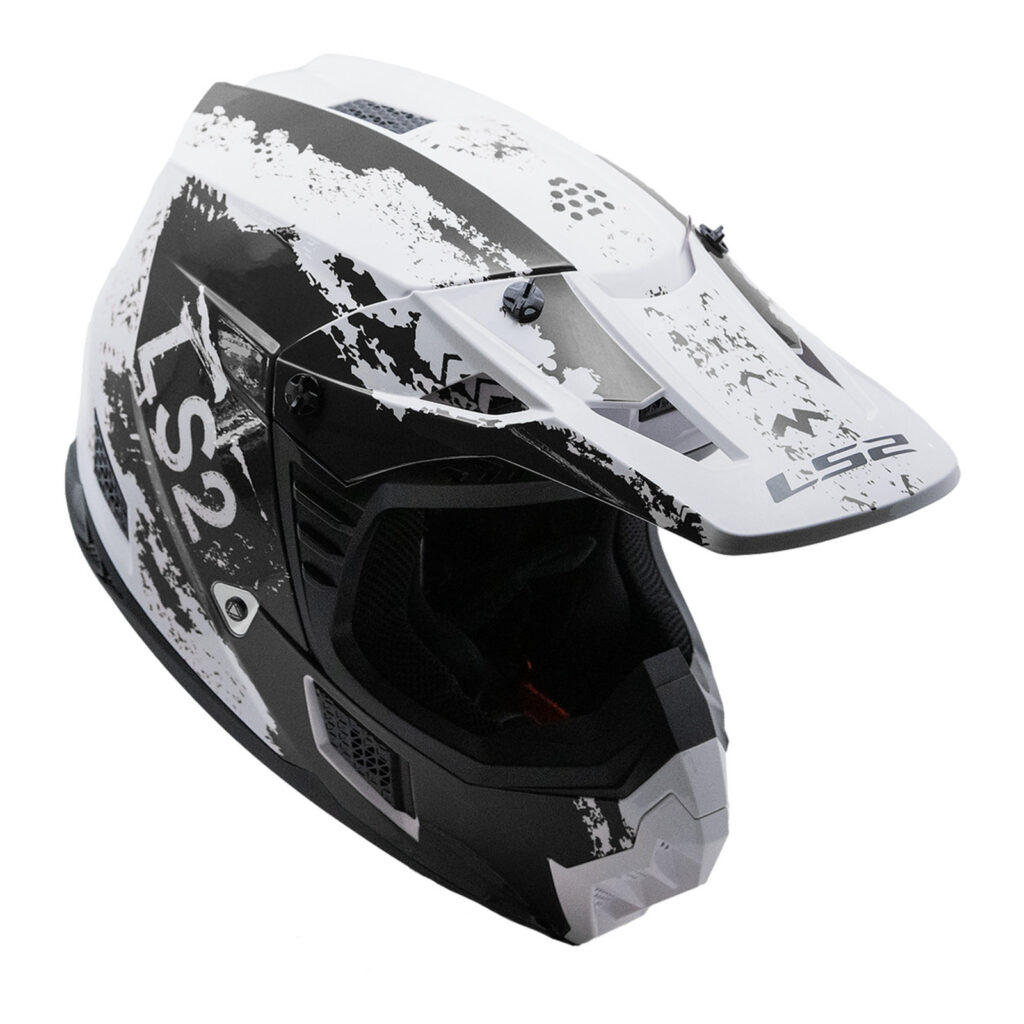 LS2 MX706 Coz Hyde Motocross Helmet Black / White