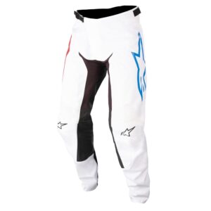 Alpinestars Racer Squad Motocross Pants White/Red/Turquoise - Image 1