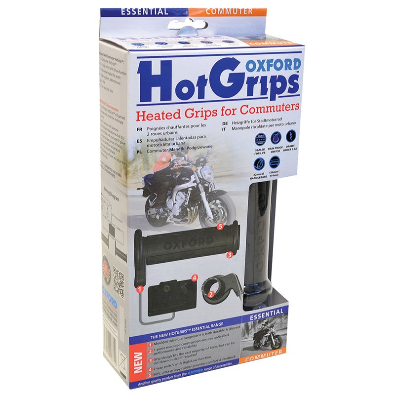 Oxford Hot Grips Commuter with Hi/Lo Switch