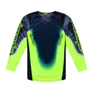Troy Lee Designs GP Pro Imprint Motocross Jersey Gray/Flo Yellow - Image 2