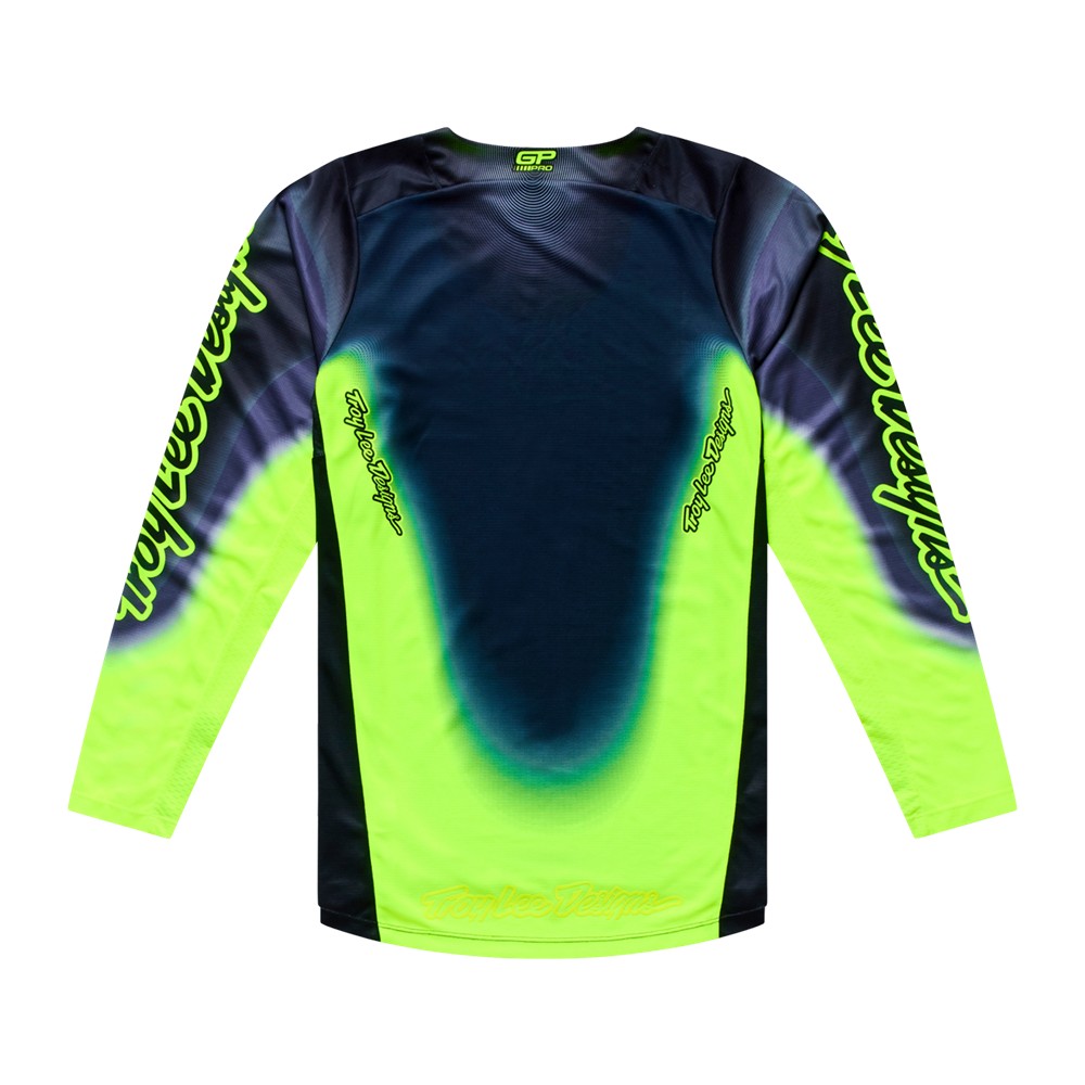 Troy Lee Designs GP Pro Imprint Motocross Jersey Gray/Flo Yellow