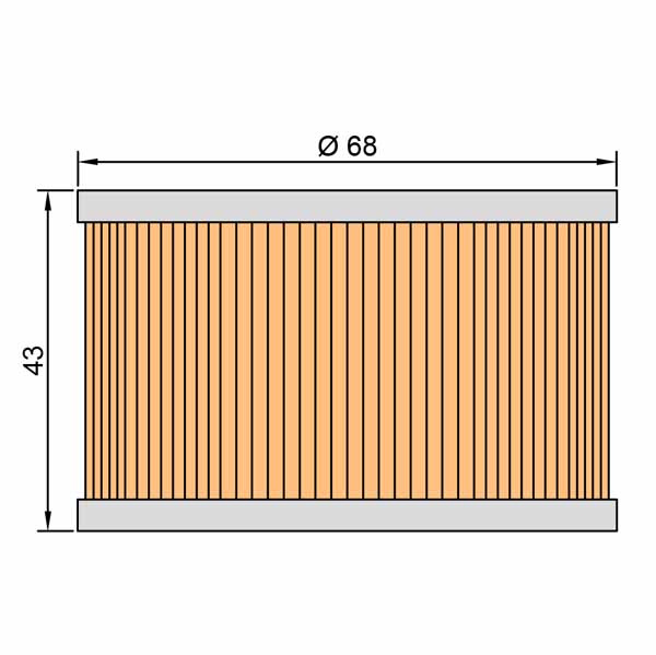 OIL FILTER KTM(1st)HF155 CH055