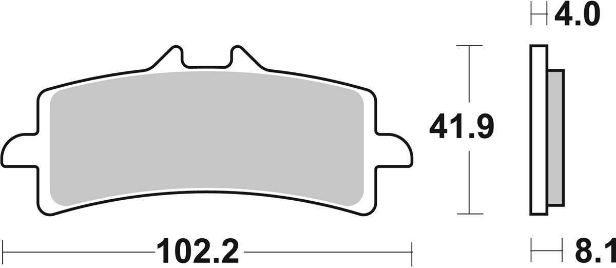 SBS 901HS Front Brake Pads - Image 1