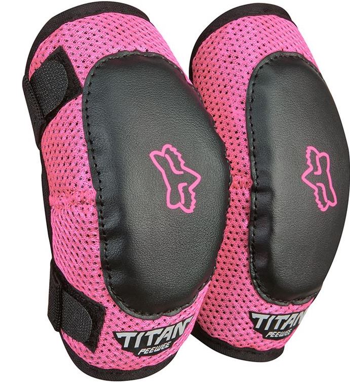 Elbow Guards Fox Kids Titan Black/Pink