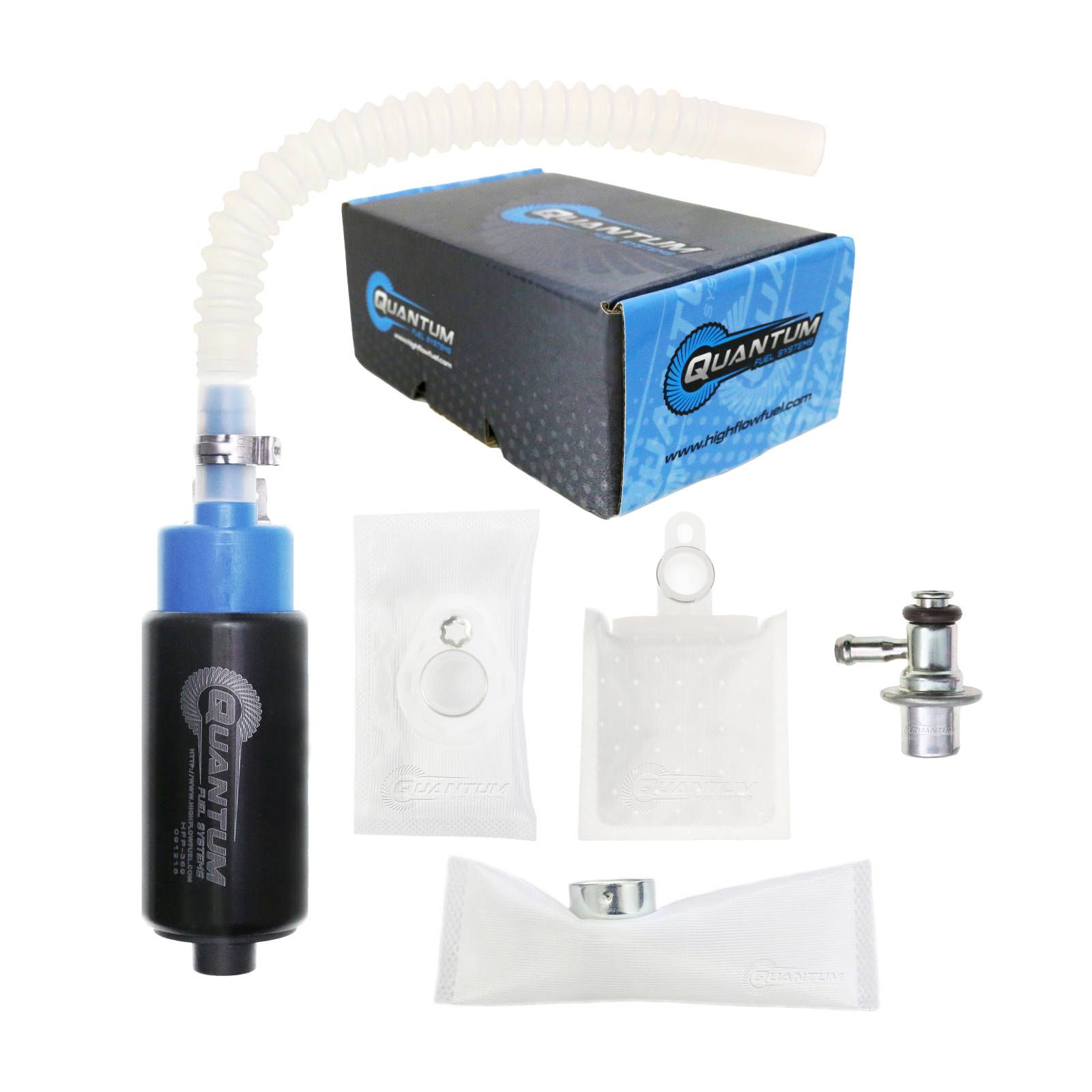 QUANTUM IN-TANK EFI FUEL PUMP W/REGULATOR, AND FUEL FILTER - Image 1