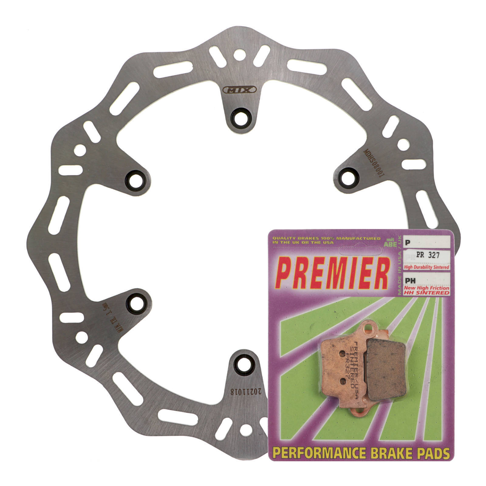 MTX Hornet Disk & Premier Pad Rear Kit - KTM - Image 1