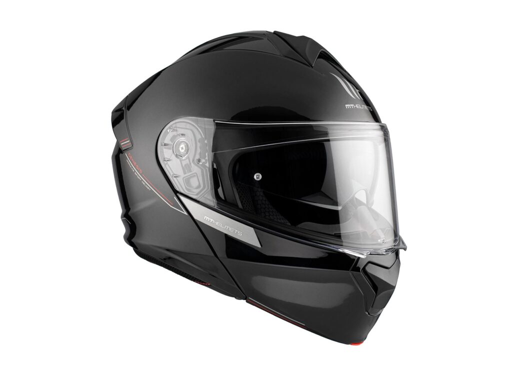 MT Genesis SV Flip Front Helmet Gloss Black