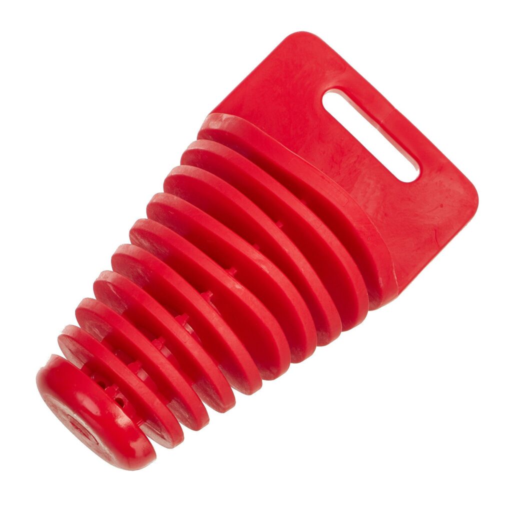 WHITES EXHAUST PLUG - RED - LGE