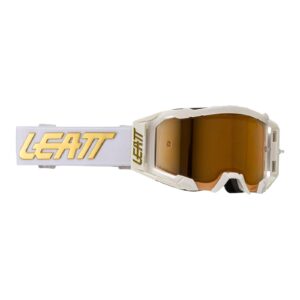 Leatt 5.5 Velocity Motocross Goggle Iriz White Bronze 68 VLT - Image 1
