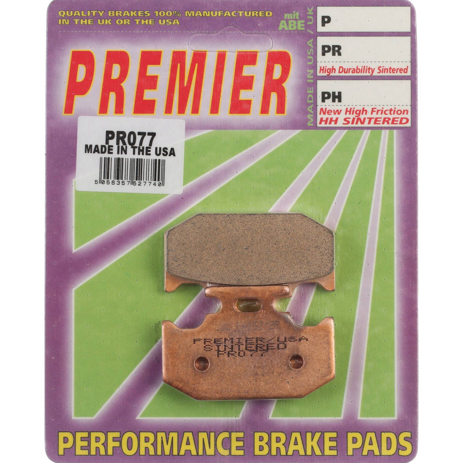 PREMIER BRAKE PADS FULL SINTERED MOTO X - Image 1