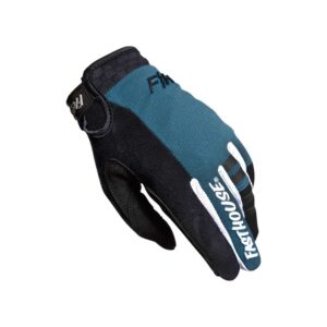 Fasthouse Youth Speed Style Ridgeline Motocross Gloves Indigo/Black - Image 2