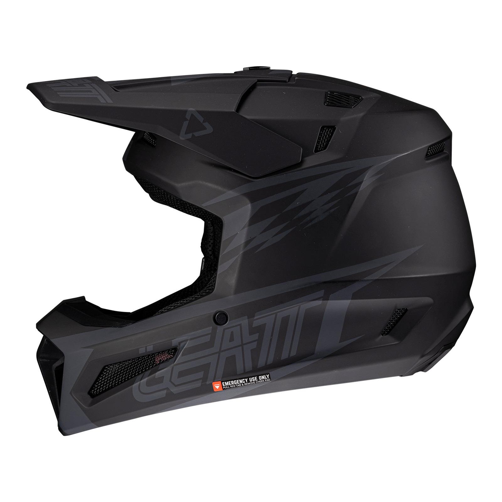 Leatt 3.5 Motocross Helmet Kit - Stealth - Image 4
