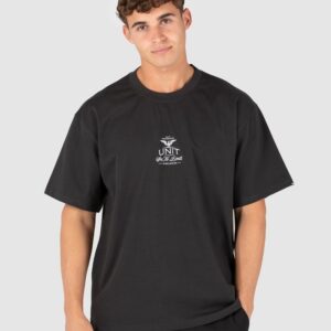 Unit Concord Tee Oversized Washed Black - Image 1