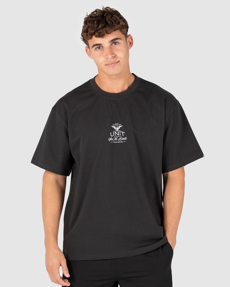 Unit Concord Tee Oversized Washed Black